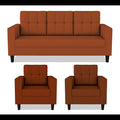 Darcy 3+1+1 5 Seater Sofa Set (Rust)