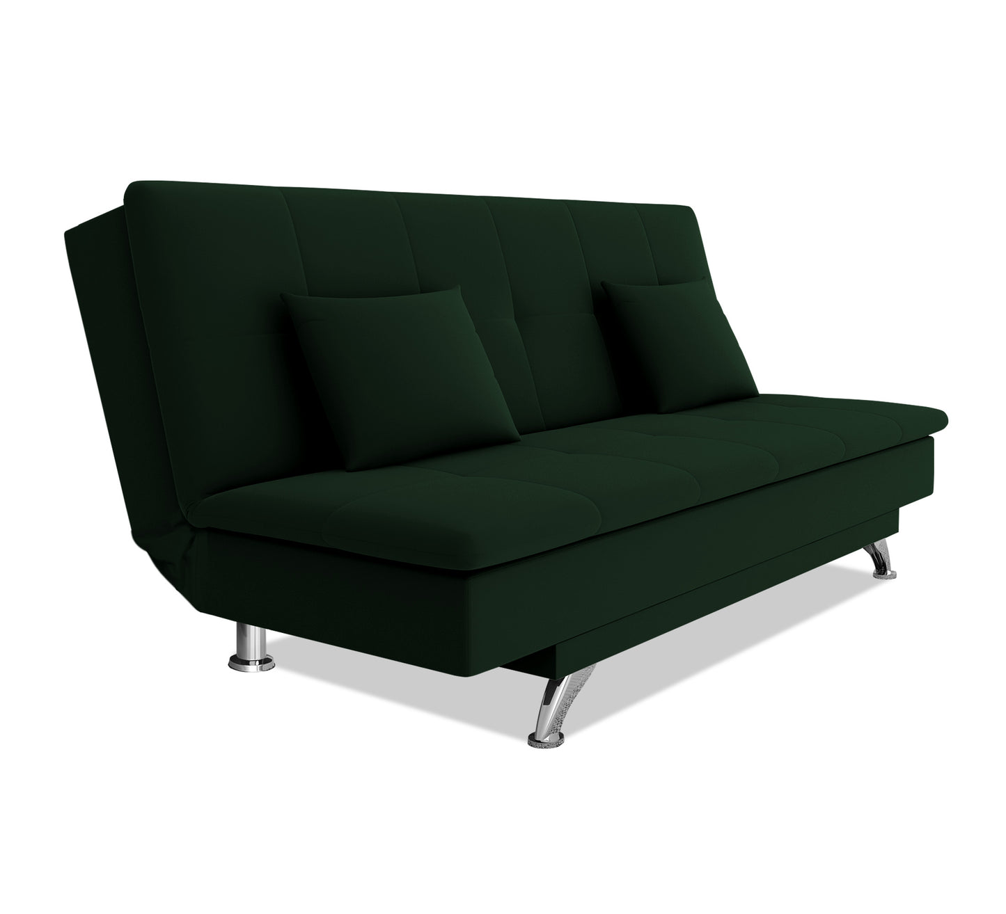 Adorn India New Aspen 3 Seater Sofa Cum Bed 4X6 (Green)