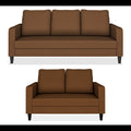Chandler Decent 3+2 5 Seater Sofa Set (Brown)