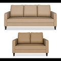 Chandler Decent 3+2 5 Seater Sofa Set (Beige)
