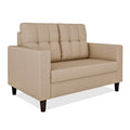 Adorn India Darcy 2 Seater Sofa (Beige) (3 Year Warranty)
