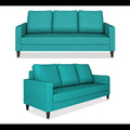 Chandler Decent 3+2+1 6 Seater Sofa Set (Aqua Blue)