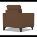 Adorn India Chandler Plus 1 Seater Sofa (Brown) (3 Year Warranty)