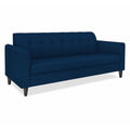 Adorn India Rio Elegant 3 Seater Sofa (Blue) (3 Year Warranty)