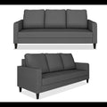 Chandler Decent 3+2+1 6 Seater Sofa Set (Grey)