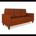 Adorn India Darcy 3 Seater Sofa (Rust) (3 Year Warranty)