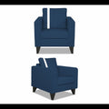 Chandler Plus 3+2+1 6 Seater Sofa Set (Blue)