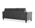 Adorn India Maddox Tufted 3 Seater Sofa (Grey) (3 Year Warranty)