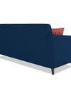 Adorn India Harlem 3 Seater Fabric Sofa (Blue)