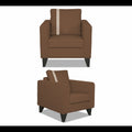 Chandler Plus 3+2+1 6 Seater Sofa Set (Brown)