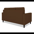 Adorn India Darcy 3 Seater Sofa (Brown) (3 Year Warranty)