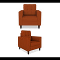 Darcy 3+1+1 5 Seater Sofa Set (Rust)