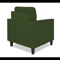 Adorn India Darcy 1 Seater Sofa (Green) (3 Year Warranty)