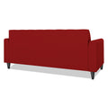 Adorn India Rio Elegant 3 Seater Sofa (Red) (3 Year Warranty)