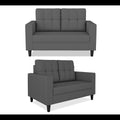 Darcy 3+2 5 Seater Sofa Set (Grey)