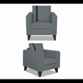 Chandler Plus 3+2+1 6 Seater Sofa Set (Grey)