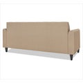 Adorn India Rio Elegant 3 Seater Sofa (Beige) (3 Year Warranty)