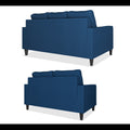 Chandler Decent 3+2 5 Seater Sofa Set (Blue)
