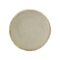 Adorn India Macolm Round 1 Seater Ottoman Pouffe Tufted Pattern with Velvet Suede Fabric (Beige)