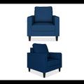 Chandler Decent 3+2+1 6 Seater Sofa Set (Blue)