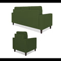 Darcy 3+1+1 5 Seater Sofa Set (Green)