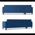 Rio Elegant L Shape 6 Seater Sofa Set (LHS) (Blue)