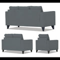 Chandler Plus 3+2+1 6 Seater Sofa Set (Grey)