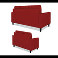 Darcy 3+2 5 Seater Sofa Set (Red)