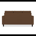 Adorn India Darcy 3 Seater Sofa (Brown) (3 Year Warranty)