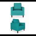 Chandler Decent 3+2+1 6 Seater Sofa Set (Aqua Blue)