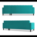 Rio Elegant L Shape 6 Seater Sofa Set (RHS) (Aqua Blue)