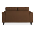 Adorn India Maddox Tufted 2 Seater Sofa (Brown) (3 Year Warranty)