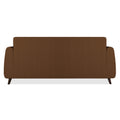 Adorn India Harlem 3 Seater Sofa (Brown)(3 Year Warranty)