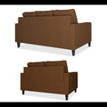 Chandler Decent 3+2 5 Seater Sofa Set (Brown)