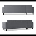 Rio Elegant L Shape 6 Seater Sofa Set (Lhs) (Grey)