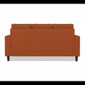 Adorn India Darcy 3 Seater Sofa (Rust) (3 Year Warranty)