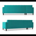Rio Elegant L Shape 6 Seater Sofa Set (Lhs) (Aqua Blue)