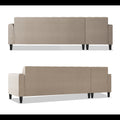 Rio Elegant L Shape 6 Seater Sofa Set (Lhs) (Beige)