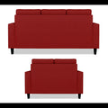Darcy 3+2 5 Seater Sofa Set (Red)