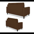 Darcy 3+2 5 Seater Sofa Set (Brown)