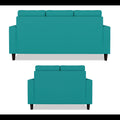 Darcy 3+2 5 Seater Sofa Set (Aqua Blue)