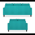 Chandler Decent 3+2 5 Seater Sofa Set (Aqua Blue)