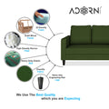 Chandler Decent 2 Seater Sofa (Green)