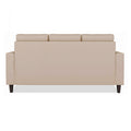 Adorn India Darcy 3 Seater Sofa (Beige) (3 Year Warranty)