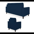 Darcy 3+1+1 5 Seater Sofa Set (Blue)
