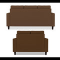 Darcy 3+2 5 Seater Sofa Set (Brown)