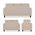Adorn India Darcy 3+2+1 6 Seater Sofa Set  (3 Year Warranty)