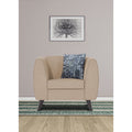 Adorn India Mason 1 Seater Sofa (Aqua Blue)