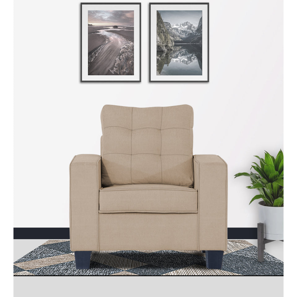 Raptor 1 Seater Sofa (Beige)