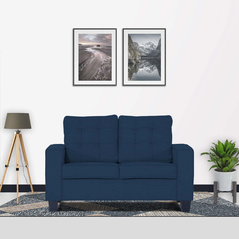 Raptor 2 Seater Sofa (Blue)